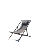 Chaise longue d'extérieur Maison du Monde Tevata Gris clair