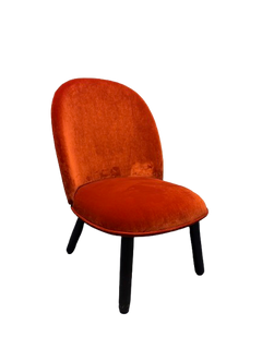 Fauteuil en Tissu avec Pieds en Mélaminé