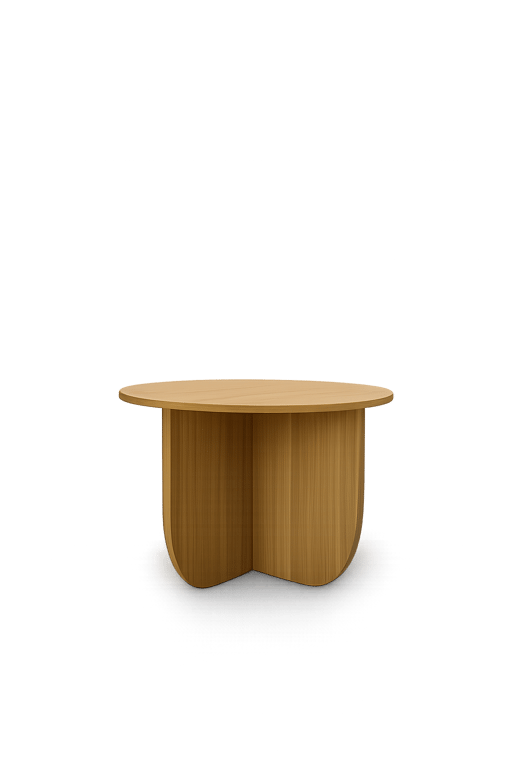 Table basse ronde en bois