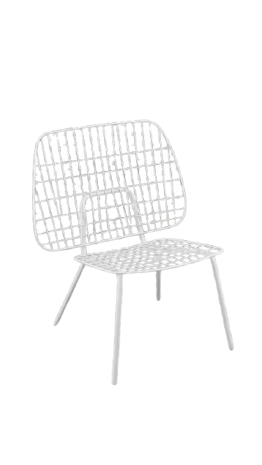 Fauteuil Audo Copenhagen WM String Blanc