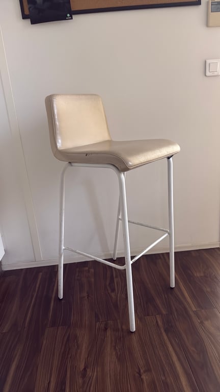 Chaise haute Steelcase cuir chrome - 3-4