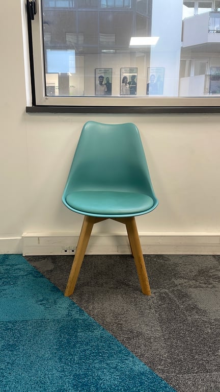Chaise de réunion Bleu Turquoise - 3-4