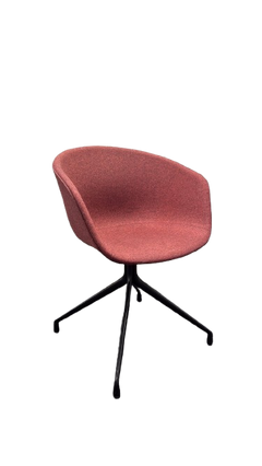 Chaise de réunion avec accoudoirs et coque
