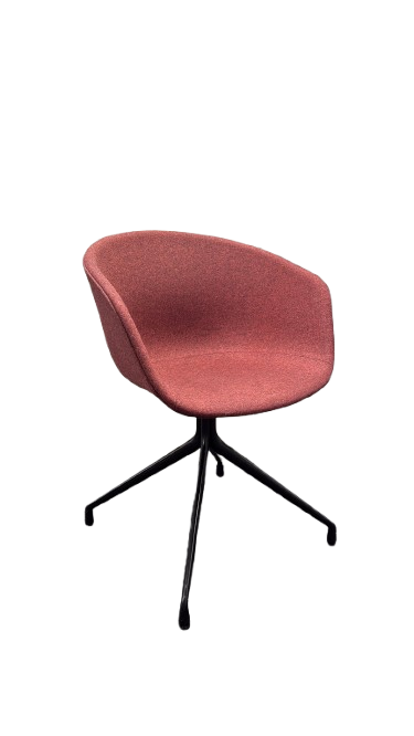 Chaise de réunion avec accoudoirs et coque