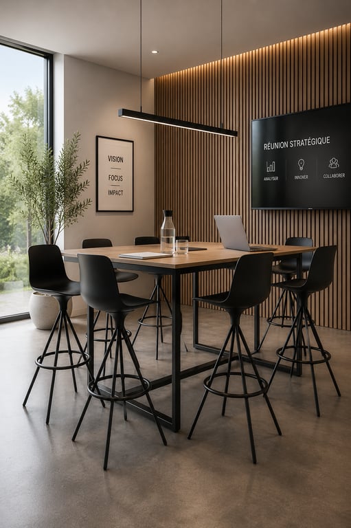 Chaise/tabouret haut Enea design