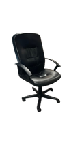 Fauteuil de bureau cuir noir