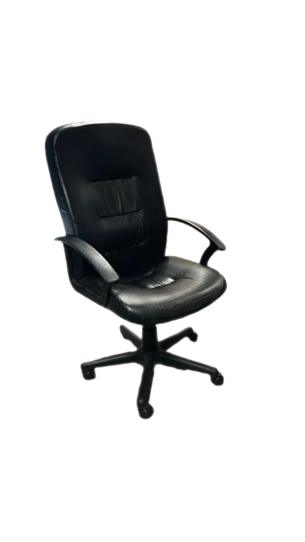Fauteuil de bureau cuir noir