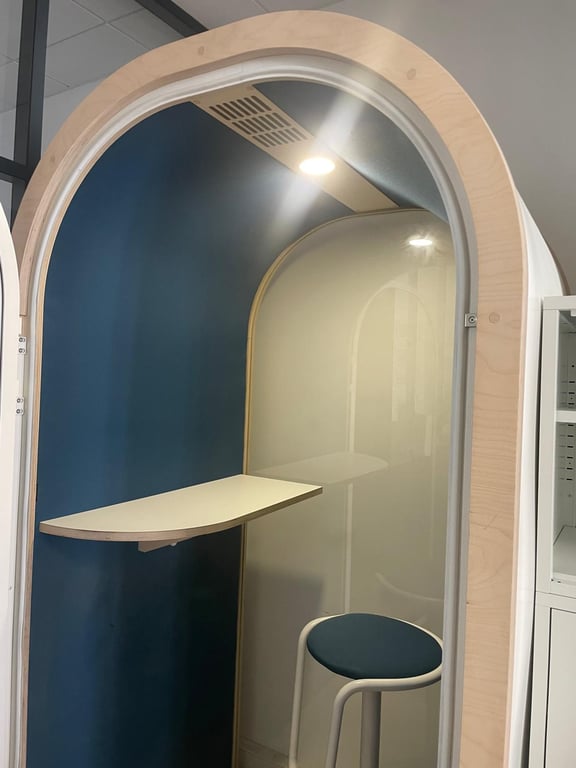 Cabine acoustique Arche par Leet Design