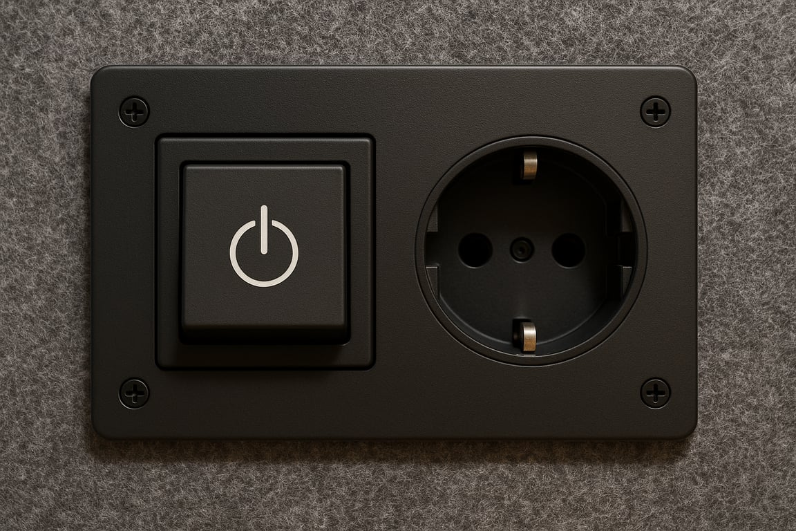 Cabine acoustique avec strapontin