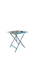 Table d'extérieur rectangulaire 70x70 Métal Havelock Blue