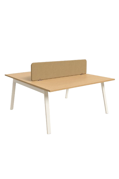Bureau multiposte en bois et métal - Modèle multi 2 postes