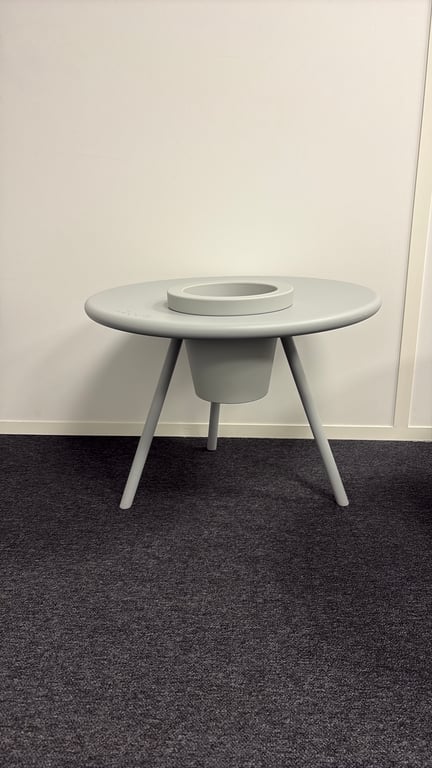 Table basse ronde 60x60 Fatboy - Light Grey - 3-4