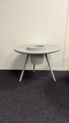 Table basse ronde 60x60 Fatboy - Light Grey - 3-4