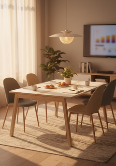 Table de réunion rectangulaire Nova Wood