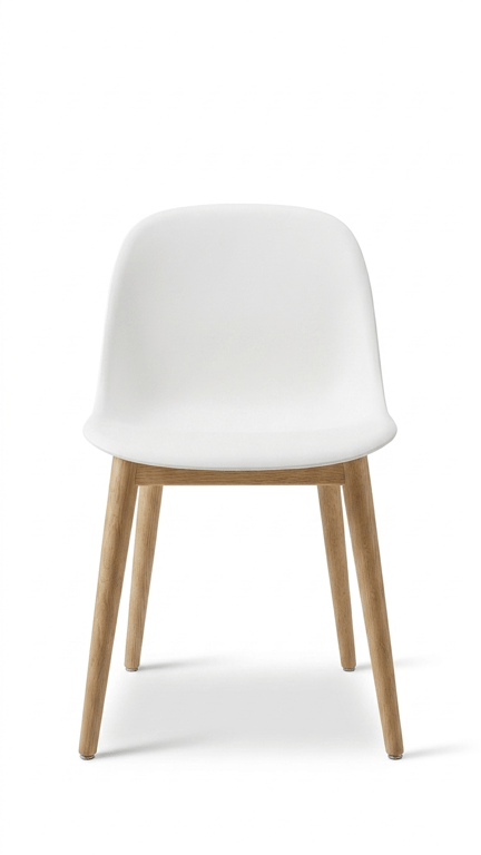 Chaise Fiber Chair wood Muuto