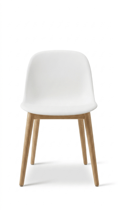 Chaise Fiber Chair wood Muuto