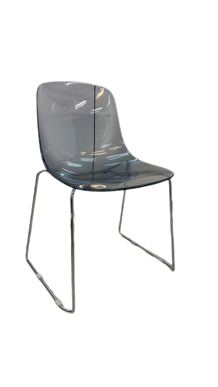 Chaise cafétéria transparente