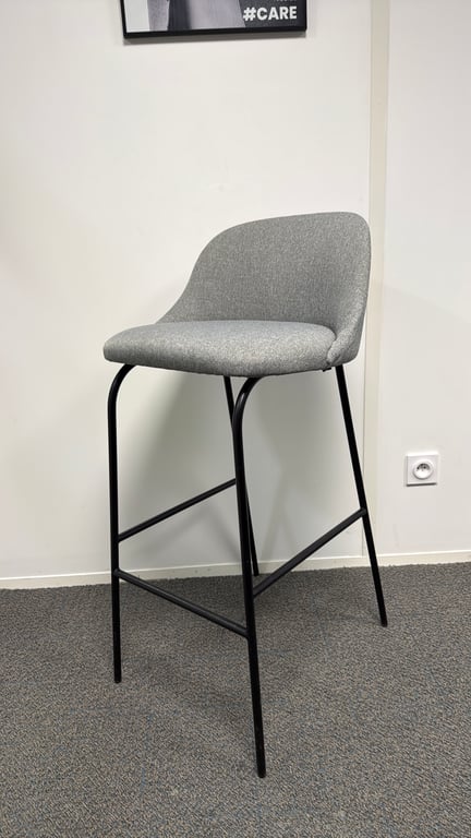 Chaise haute Viccarbe Aleta Gris clair - 3-4