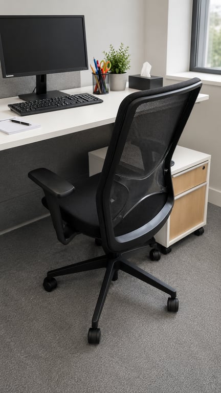 Fauteuil de bureau avec roulettes