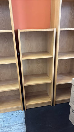 Bibliothèque 3 étagères en bois - face