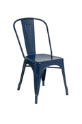 Chaise d'extérieur bleue