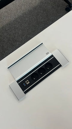 Bureau droit 160x80 Bachmann - Modèle rabattable - ambiance