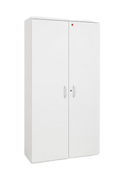 Bibliothèque avec portes battantes