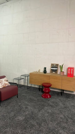 Tabouret Pols Potten Zig Zag Rouge