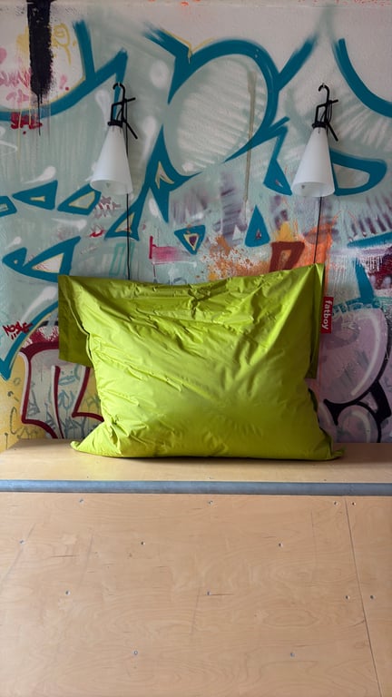 Pouf en tissu Chelsea Cucumber - 3-4