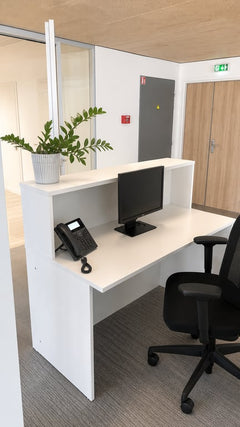 Bureau de direction 120x70 Blanc