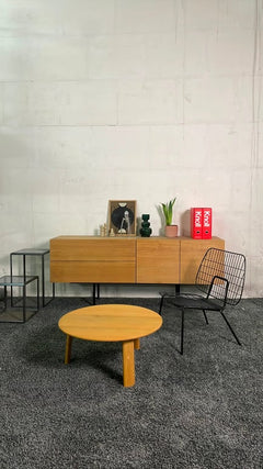 Table basse ronde 70x70 en bois