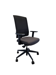 Fauteuil de bureau en résille, piètement étoile