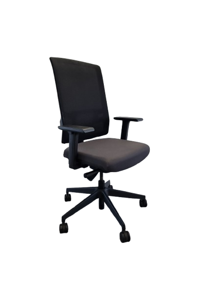 Fauteuil de bureau en résille, piètement étoile