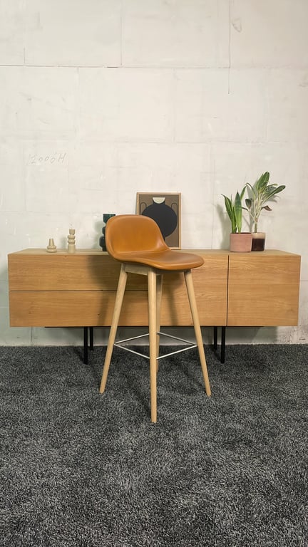 Tabouret haut Fiber stool par Muuto - 3-4