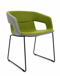 Chaise de réunion Narbutas avec accoudoirs