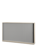 Armoire basse à rideaux