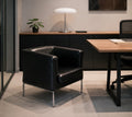 Fauteuil IKEA Cuir Noir