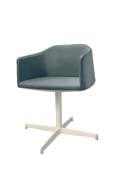 Chaise de réunion avec accoudoirs et piètement en étoile