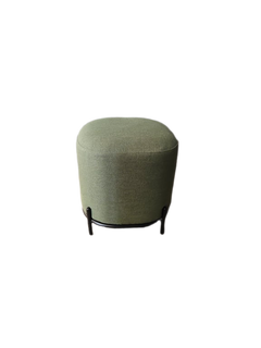 Pouf Tenzo Harry Tissu Vert - face