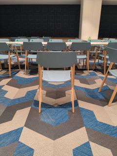 Chaise de cafétéria Brunner Halm - avec accoudoirs - arriere