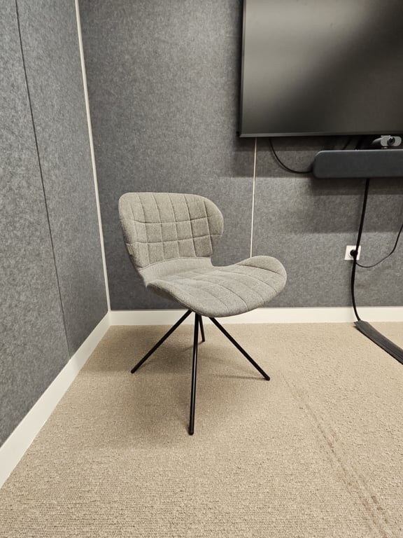 Chaise de réunion Zuiver OMG Gris - 3-4