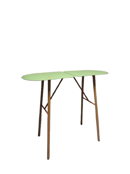 Table basse rectangulaire en métal