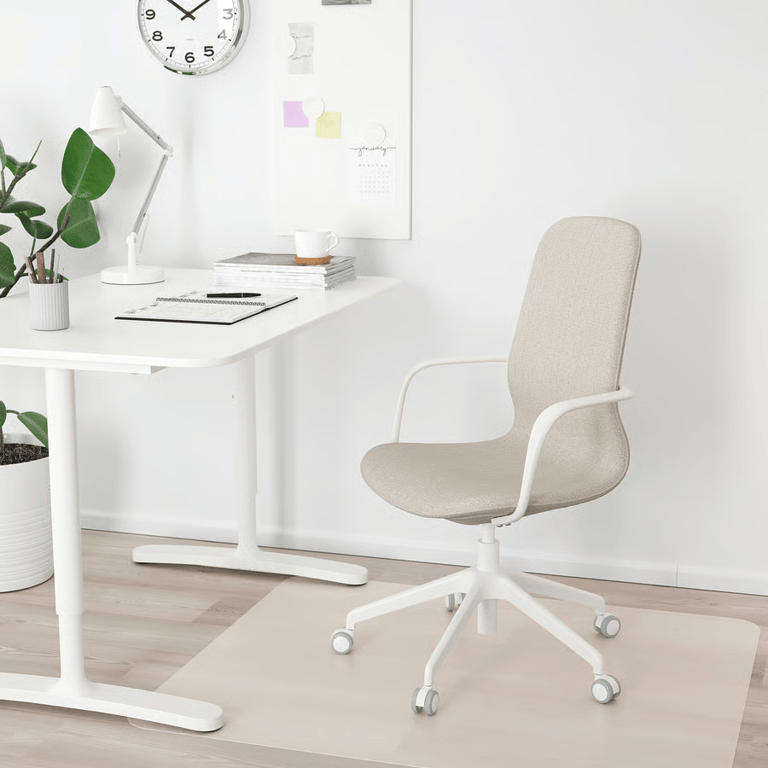 Chaise de réunion IKEA Langfjall Blanc - 3-4