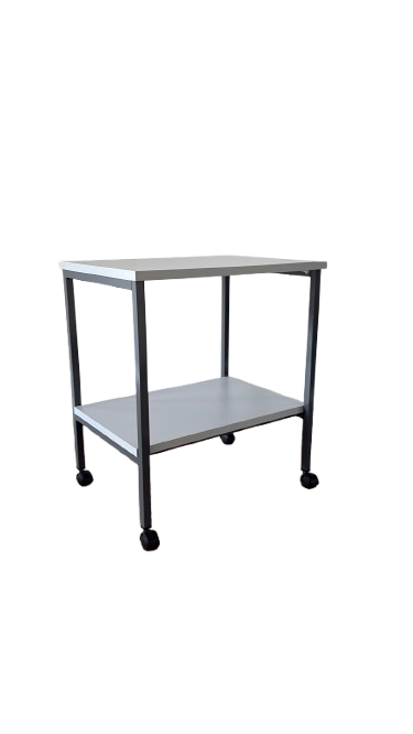 Table polyvalente rectangulaire avec roulettes