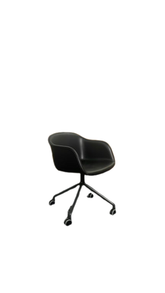 Chaise de réunion Muuto Fiber Armchair - 3-4