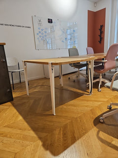 Table de réunion rectangulaire Tiptoe 120 x 90 cm