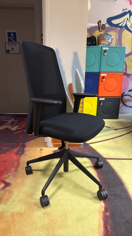 Fauteuil de bureau Quadrifoglio Group Diade Rock Noir - 3-4