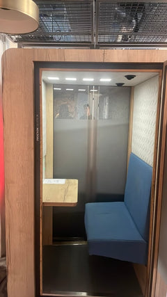 Cabine acoustique 1 place SBS Procyon Seatbox - cotes