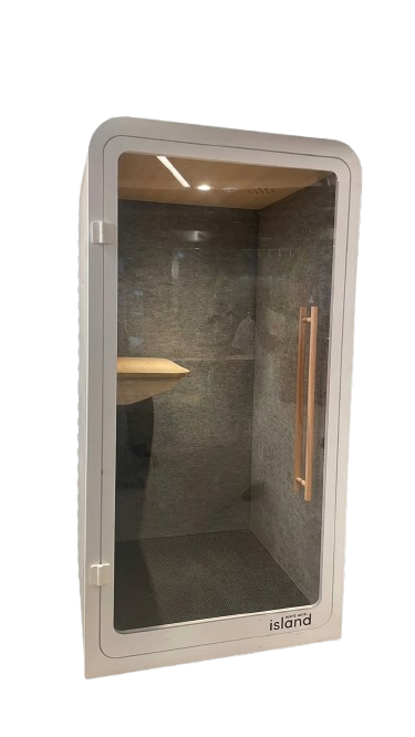 Cabine acoustique solo Work With Island Plexiglass