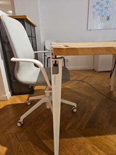 Table de réunion rectangulaire Tiptoe 120 x 90 cm